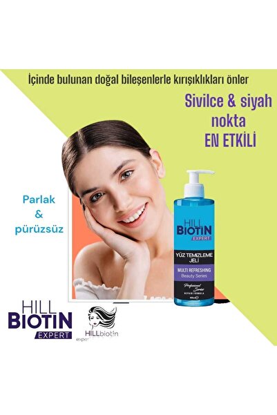 HILL BIOTIN EXPERT Canlandırıcı,arındırıcı,akne,sivilce,yağlı Ve Karma Cilt Y...