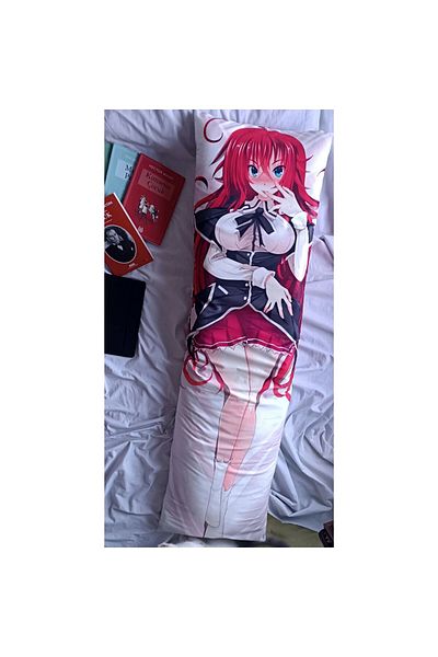 galaxyboutique Anime High School Dxd - Bi-Directional Printed Hugging Pillow with Rias Gremory Pattern