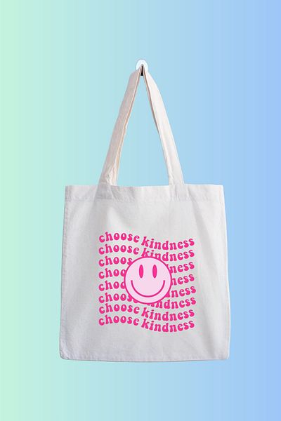 designedfy Waterproof Choose Kindness Tote Bag