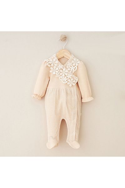 Mymio Seasonal Jumpsuit for Baby Girl - 0-9 Months
