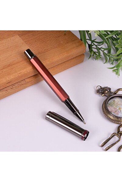 Kitaplı Hediye Kişiye Özel Imza Tasarımlı Premium Metal Kalem