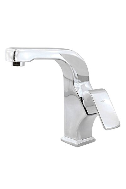 Badem10 Banyo Lavabo Musluğu Bataryası Mix Eyve Sıcak Soğuk Çift Su Girişli Ç...