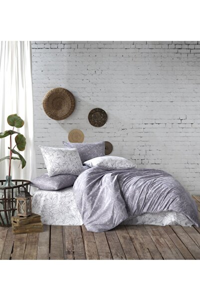 Lady Home طقم غطاء لحاف مزدوج من Flores - نيو هوم