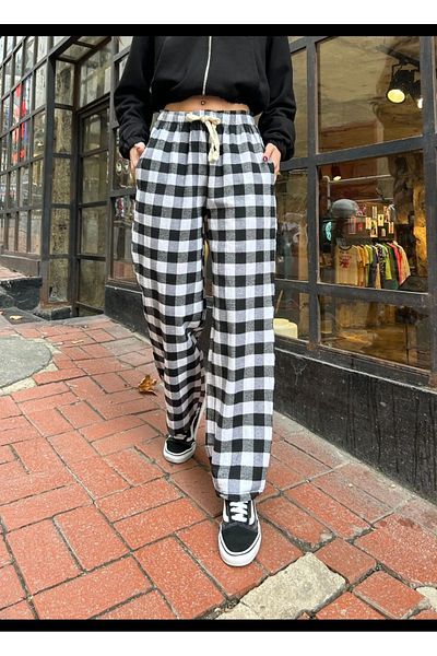 DEEFWEAR Y2k Black KnittEd TrousErs SwEatpants - Copy