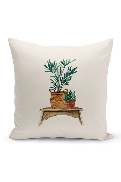 Bertille Home Bohemian Series Double Sided Digital Printed Throw Pillow Case (Bohemian Cushion Cover)