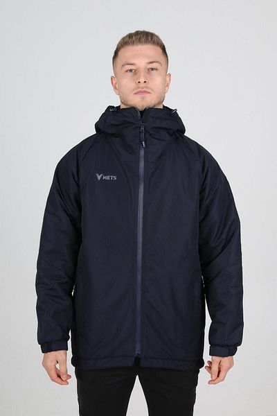 METS Strike Anorak Long Coat Navy Blue