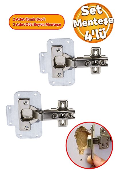 Badem10 Mobilya Dolap Kapak Metal Tamir Saç Hanaks Mobilya Dolap Kapak Menteş...