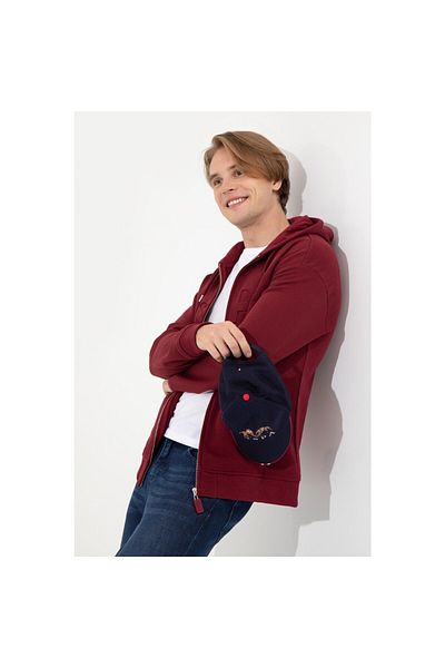 U.S. Polo Assn. Ανδρικό φούτερ Cherry - 50253388 -Μοντέλο VR223