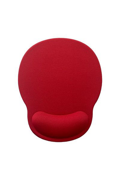 SANUS Non-Slip Base Wrist Support Mouse Pad - RED K004