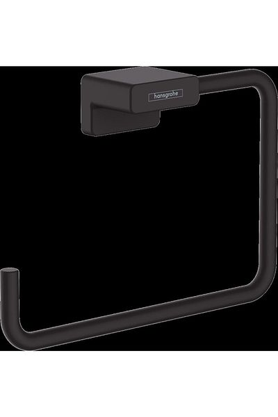 Hansgrohe Addstoris Black Satin Ring Towel Holder - 41754670