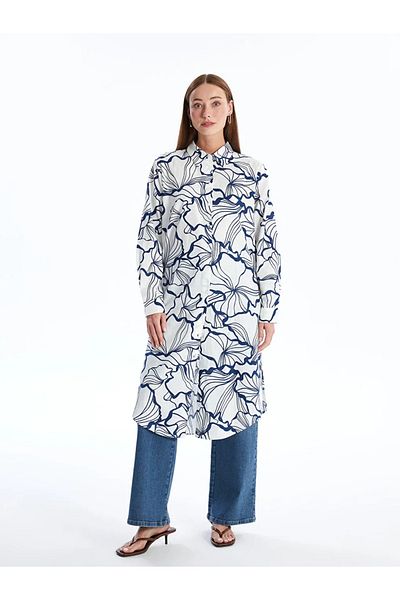 LC Waikiki LCWAIKIKI Classic Patterned Women's Shirt Tunic
