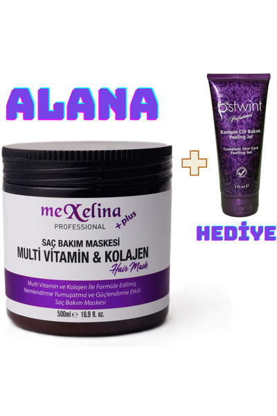 Mexelina Multivitamin-bakımmaskesi vücut peeling hediyeli