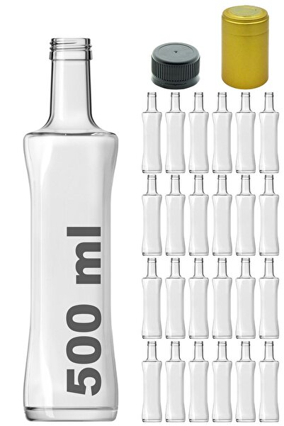 Afracam 500 ml Şeffaf Piramit Kilitli Kapaklı Ve Kapüşonlu 500 Cc Kavisli Boş...