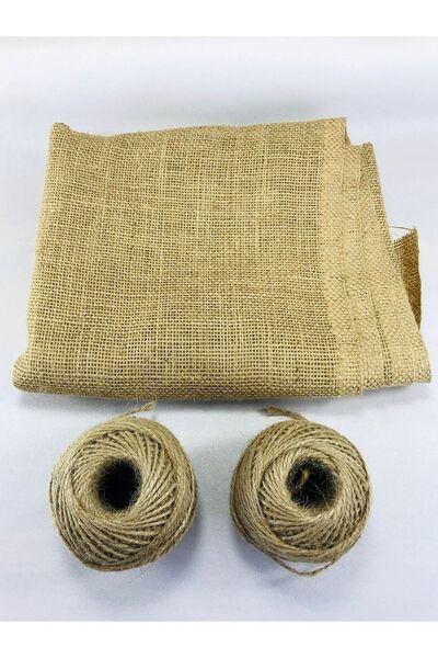 Genel Markalar Hasır Çuval Kumaşı Jüt Ip Seti – Diğer Parti Malzemeleri