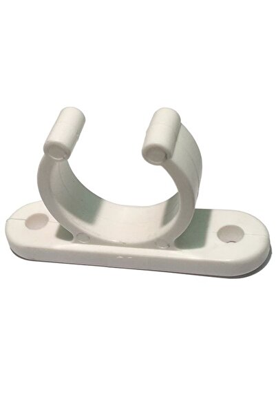 Sealux Plastik Ay Klips. 30mm. Beyaz. Kürek Tutamağı. Eşya Klipsi