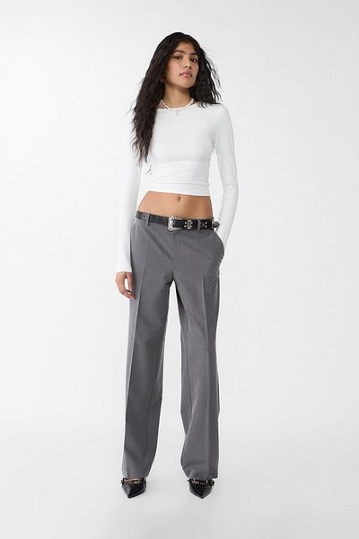 Stradivarius Fabric Trousers with Pockets