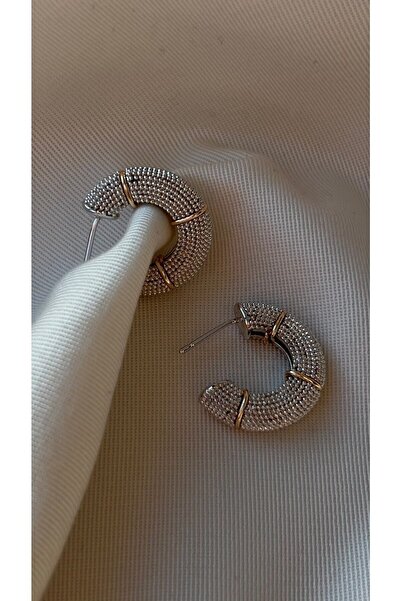 Vi store Gümüş Kaplama Jgrvi Halka Küpe