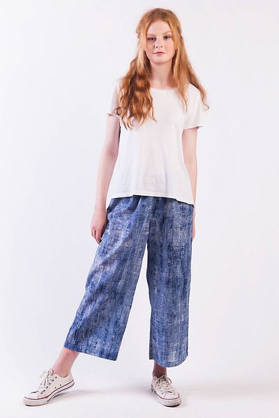 Akel Women's Indigo Trousers 5008A