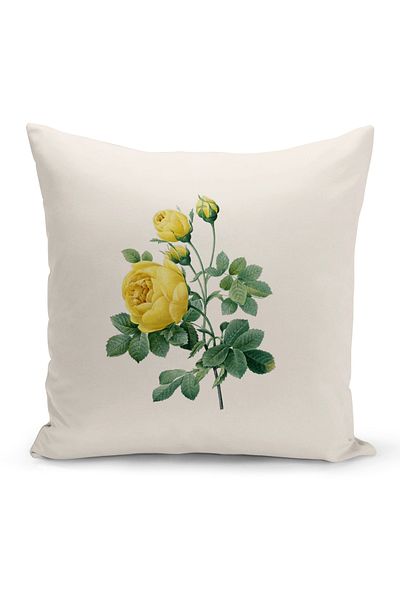 Bertille Home Botanical Series Double Sided Digital Printed Throw Pillow Case (Botanic Cushion Cover)