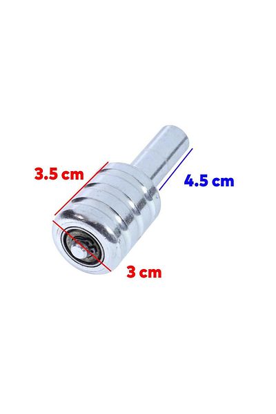 Badem10 Poarta de fier glisantă, poarta exterioară de grădină, roată cu bile de echilibru din PVC, dispozitiv de ghidare metalic