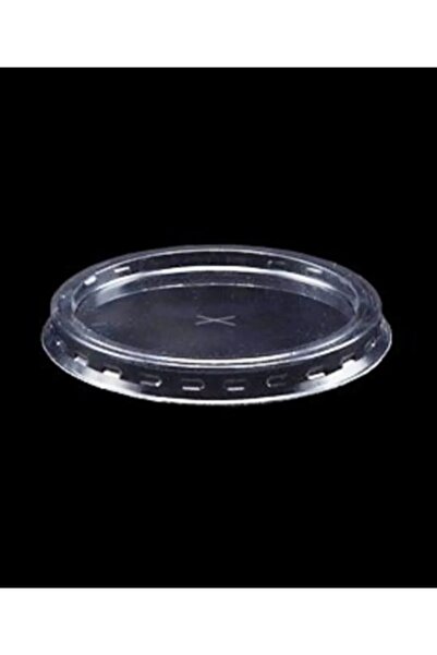 Miopack 350 Cc Plastik Pet Limonata Milkshake Bardağı Kapakli Düz X Delikli Kapak 50li