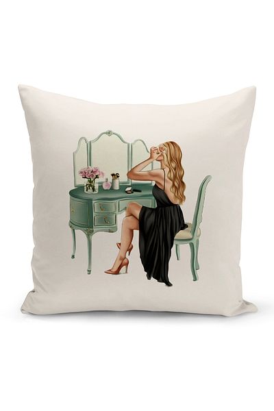 Bertille Home Κάλυμμα μαξιλαριού ριχτάρι διπλής όψης σειράς Bohemian (Κάλυμμα μαξιλαριού Bohemian)