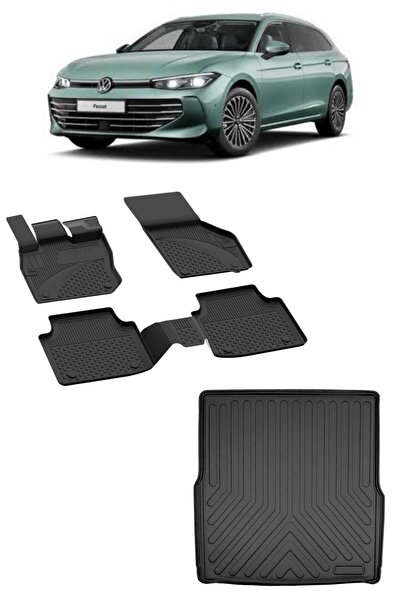 Sahler Passat B9 Variant 4.5D Havuzlu Paspas ve Bagaj Havuzu 2024