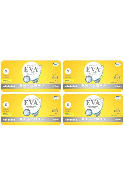 EVA Klasik Külot 120 Adet Small Medium Large Xlarge Kadın Erkek Hasta Bezi