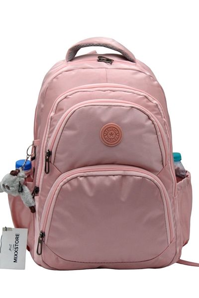 ms mixxstore Unisex Powder Colored Satin - Αδιάβροχη Μεγάλη Τσάντα Ταξιδίου και Σχολείου / 34600