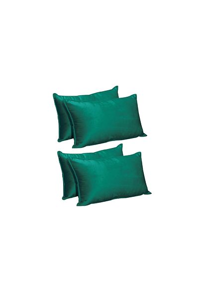 In House Velvet Decorative Cushion Set Solid Design - 50x30 cm