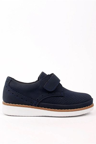 ÖZCAN Navy Blue Suede Boys' Casual Shoes