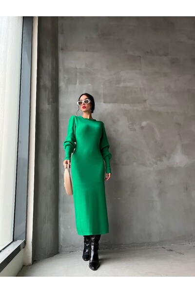 GIA - ART Πλεκτό φόρεμα με λεπτομέρεια στην πλάτη