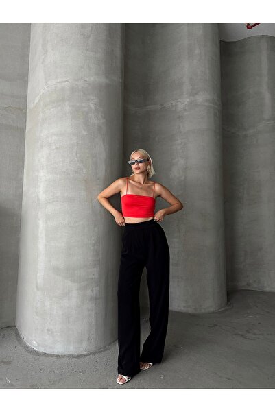 Somut istanbul Straight Collar Croptop Bustier with Recovery Strap