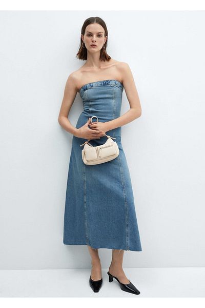 MANGO Woman Umhängetasche mit Tasche
