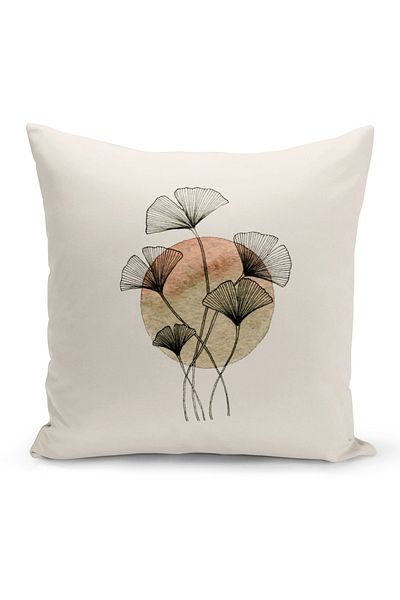 Bertille Home Flower Series Double Sided Digital Printed Throw Pillow Case (Cushion Cover)