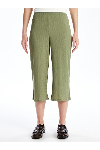 LC Waikiki LCWAIKIKI Basic Women's - Plain Capri with Elastic Waist