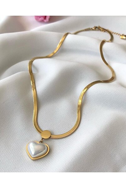 Çelik Nç Aksesuar Kalp Kolye