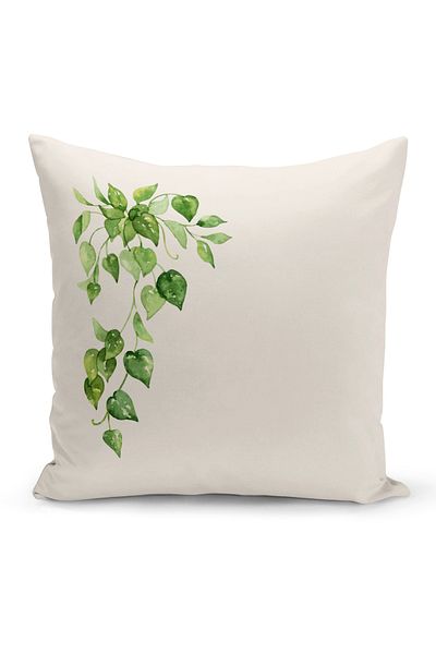 Bertille Home Flower Series Double Sided Digital Printed Throw Pillow Case (Cushion Cover)