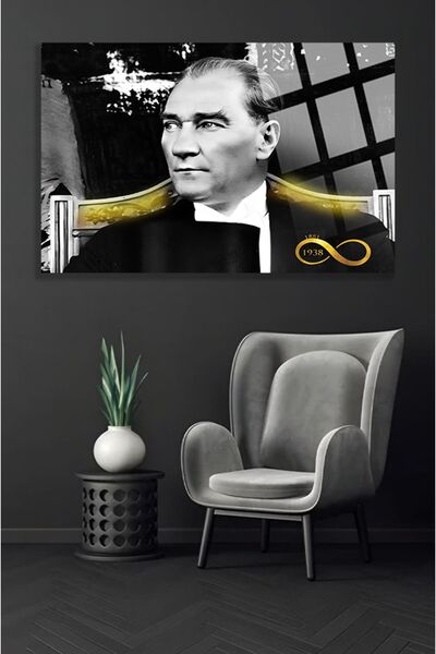 TAULART Πολυτελές άθραυστο γυάλινο τραπέζι Ataturk, δώρο για το σπίτι και το ...