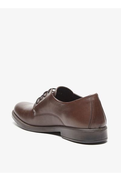 Le Confort Solid Derby Shoes with Lace-Up Closure