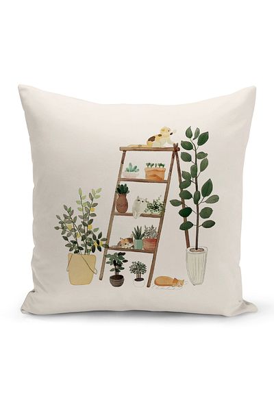 Bertille Home Bohemian Series Double Sided Digital Printed Throw Pillow Case (Bohemian Cushion Cover)