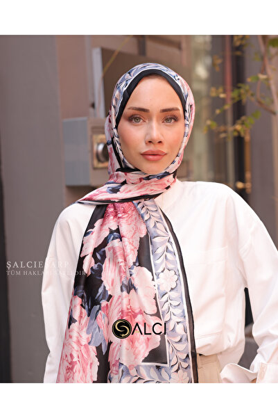 ŞALCIEŞARP Εισαγόμενο μεταξωτό σάλι από φαρδύ βούλα