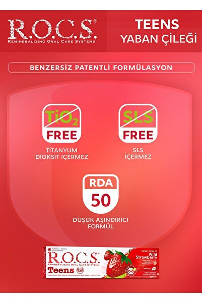 R.O.C.S. 8-18 Yaş Diş Macunu-yaban Çileği 4607034471910