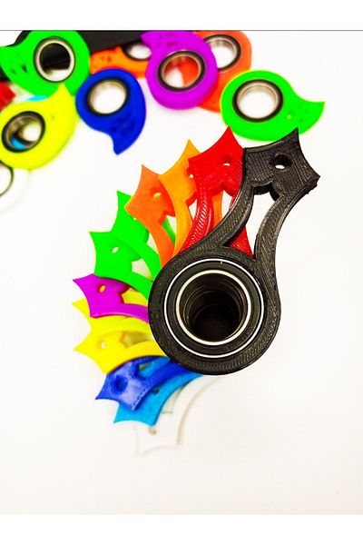 Afra Tedarik Keychain Illuminated Bearing Black Light