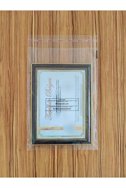 COLORPAK Şeffaf Jelatin Poşet (30*45+5 cm) bantlı yapışkanlı (25 adet)