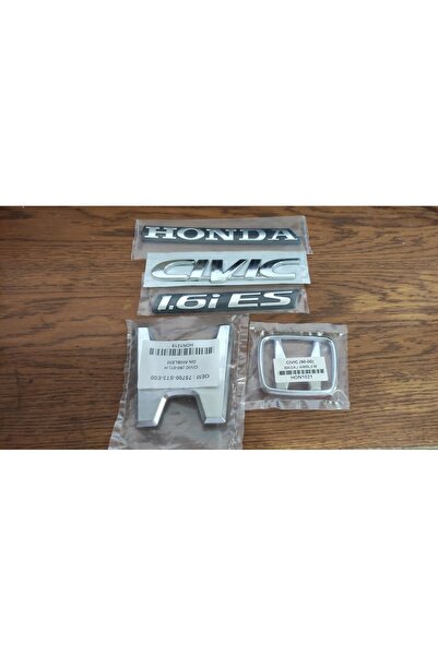 OEM Honda Civic Ön Panjur Arma Arka Bagaj Arması Honda Civic Bagaj Yazısı 1.6...