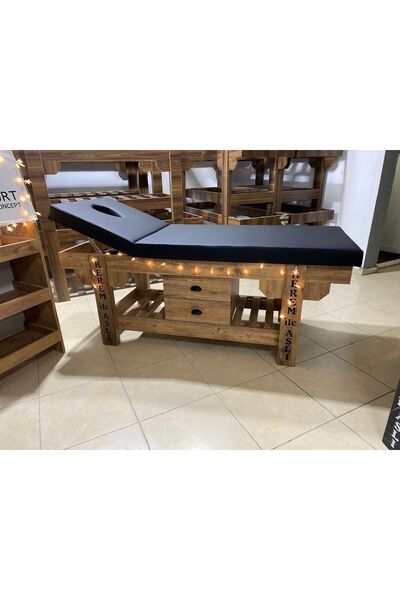 Nazmobilya Masaj Yatağı Cilt Bakım Sedyesi çekmeceli