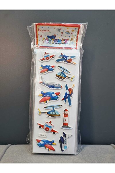 Lider 12*20 Адепт Планувальник Щоденний Навчальний та Розважальний Стікер Літаки