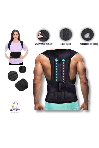 UVERTE Upright Posture Corset Orthopedic Anti-Humpback Medical Underwire Shoulder Back Waist Phyphosis Scoliosis Sports Corset