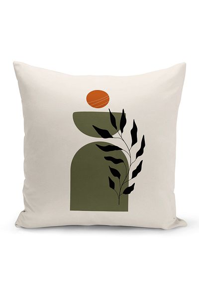 Bertille Home Σειρά Minimalist Digital Printed Κάλυμμα μαξιλαριού διπλής όψης